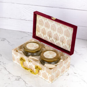 2jar velvet trunk box