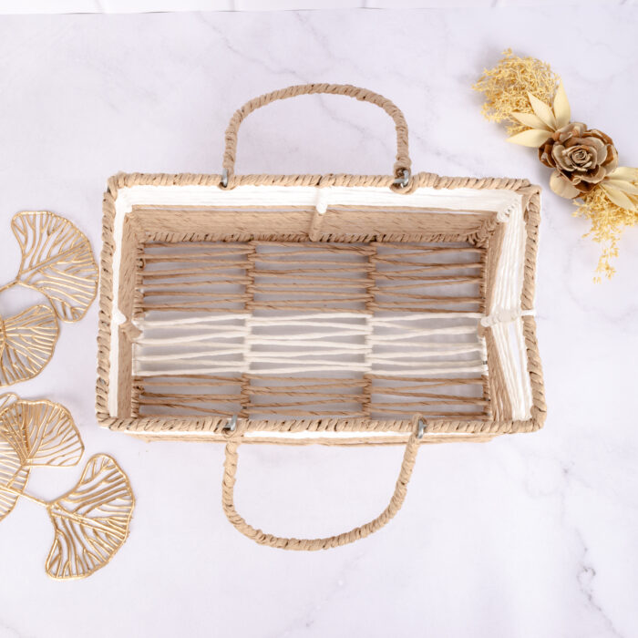 Jute Basket- Square - Image 3