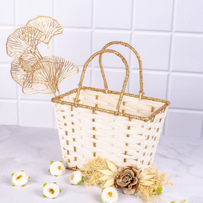 Rosetta Woven Basket - Image 4