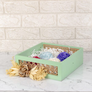 Coloured Pinewood Tray 10 by 10