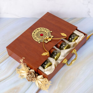 4 jar premium box with long containers
