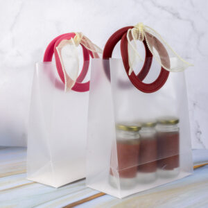 PVC bag (Pink & Maroon)