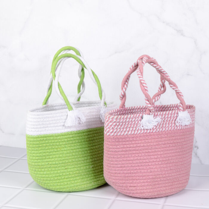 Cololured Jute Bag
