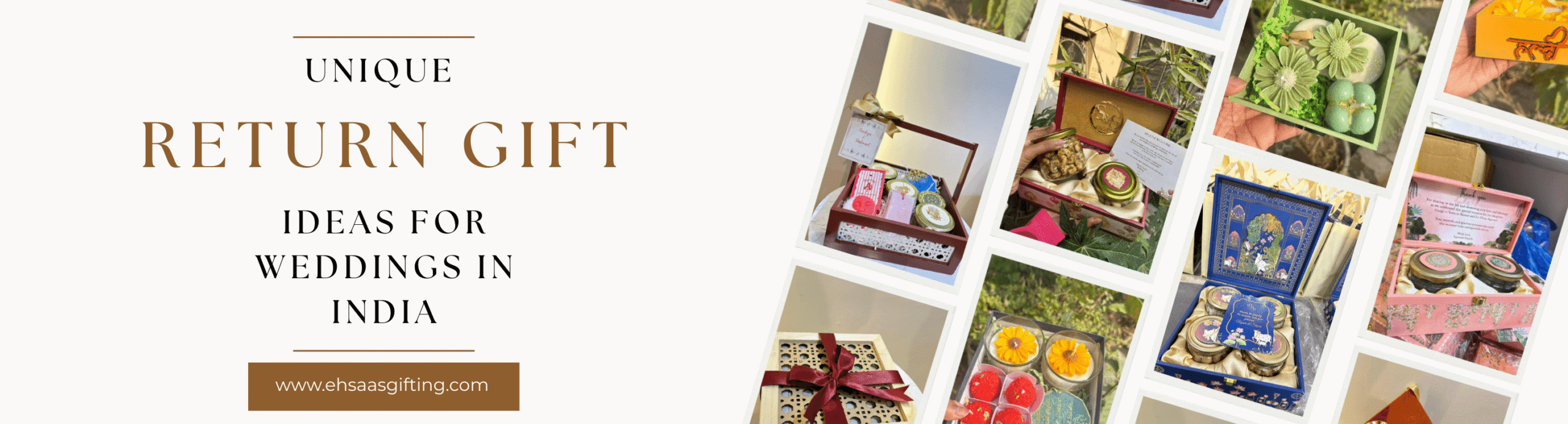 Unique Wedding Return Gift Ideas