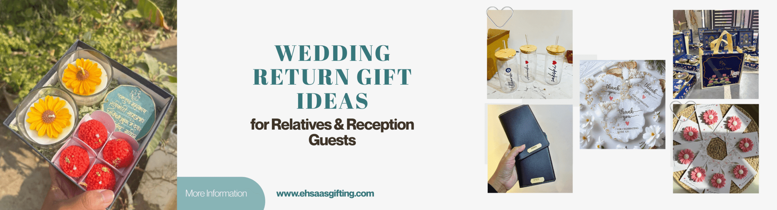 wedding return gifts for reception