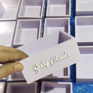 Mdf Colored Tray 4by4.5 Bespoke MDF Wedding Favor Tray – Colorful 4x4.5 Mini Trays for Haldi & Mehendi Favors