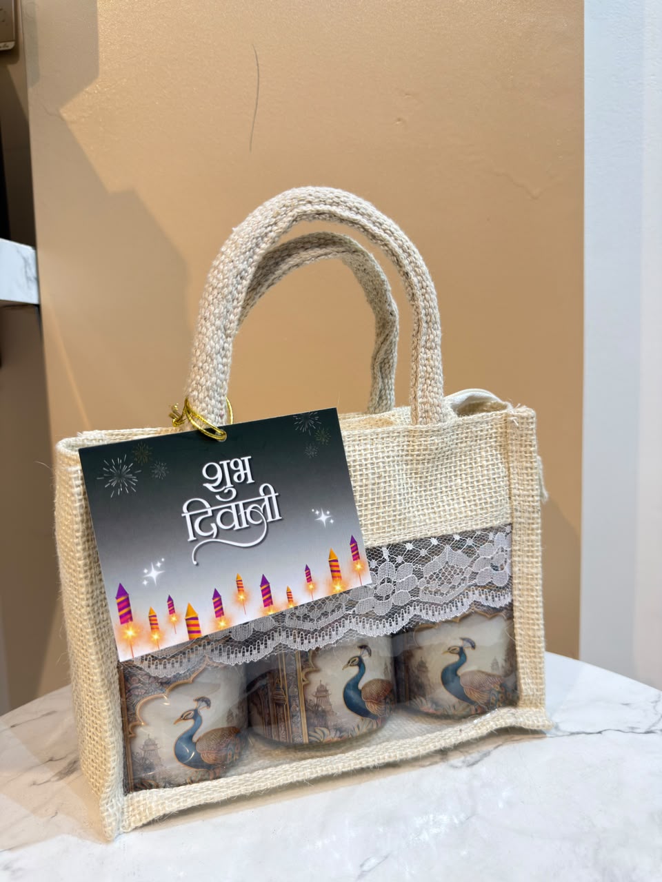 Premium Corporate Diwali Dry Fruit Hamper in Jute Bag