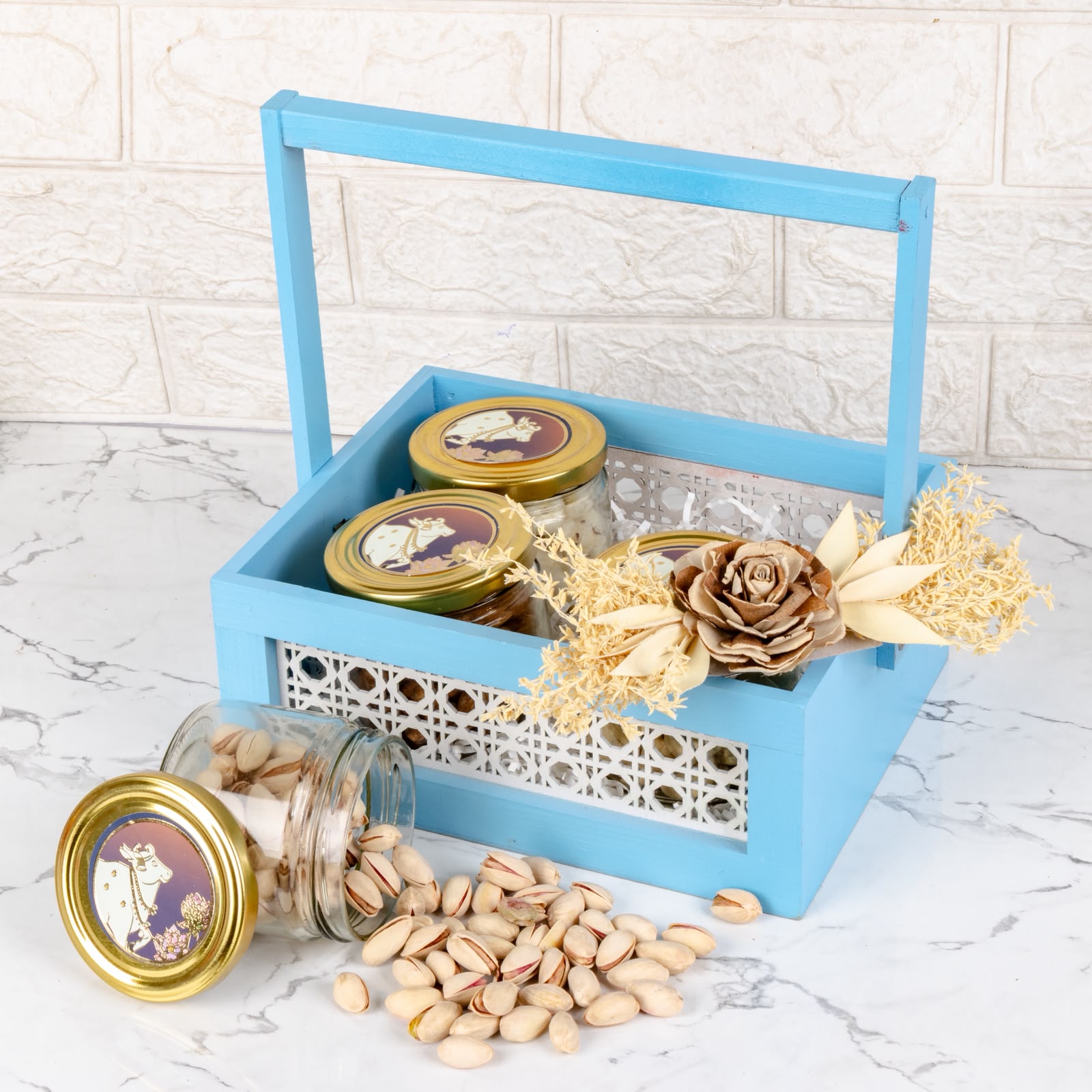 Festive Pinewood Corporate Diwali Gift Hamper - Image 2